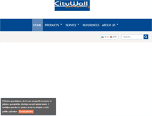 Tablet Screenshot of citywall.si